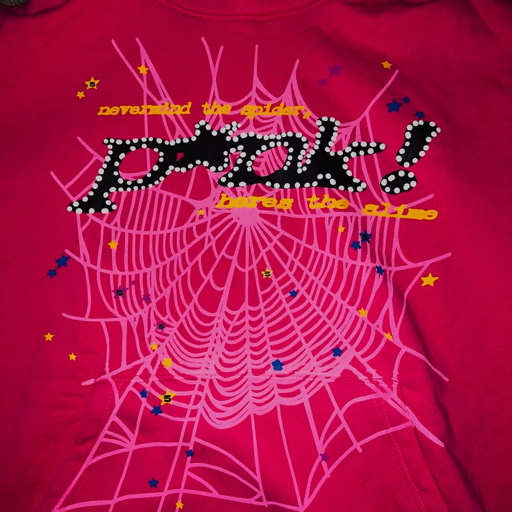 Pink Spider Hoodie